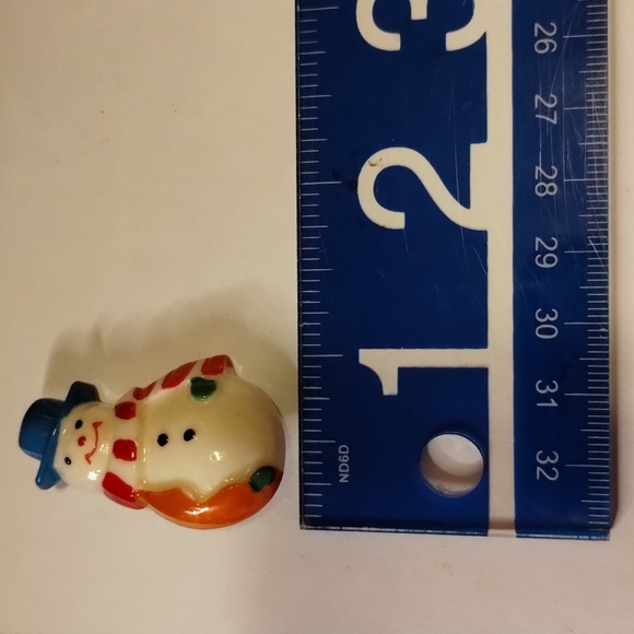 Snowman Brooch - Picture 4 of 4